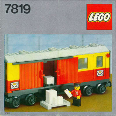 Postal Container Wagon Covered
